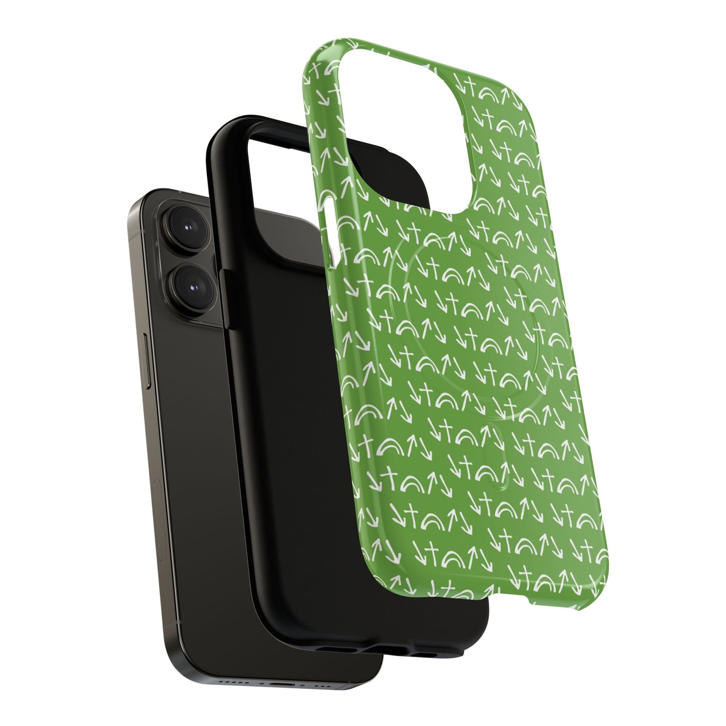 Gospel Symbols iPhone Case - Green - New iPhone 17 Cases Available!!!