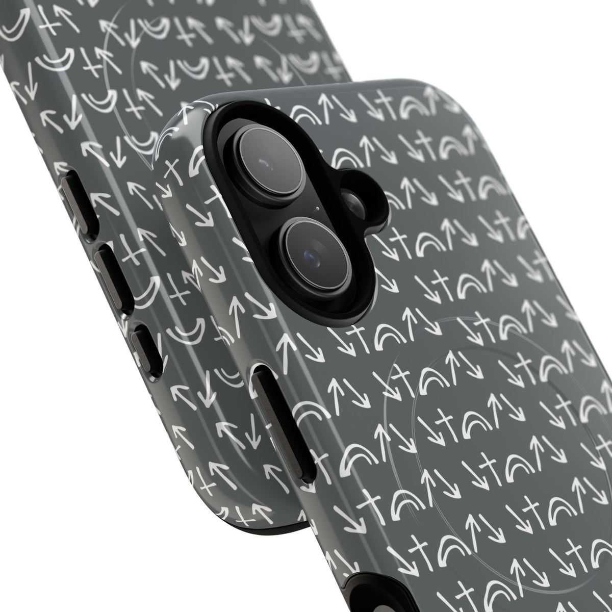 Gospel Symbols iPhone Case - Grey - New iPhone 17 Cases Available!!!