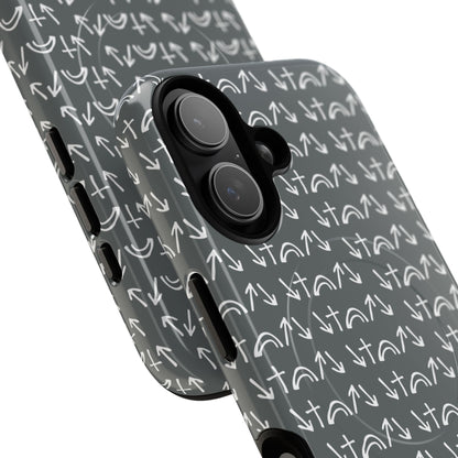 Gospel Symbols iPhone Case - Grey - New iPhone 17 Cases Available!!!