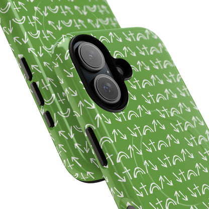 Gospel Symbols iPhone Case - Green - New iPhone 17 Cases Available!!!