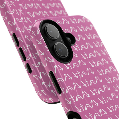 Gospel Symbols iPhone Case - Pink - New iPhone 17 Cases Available!!!