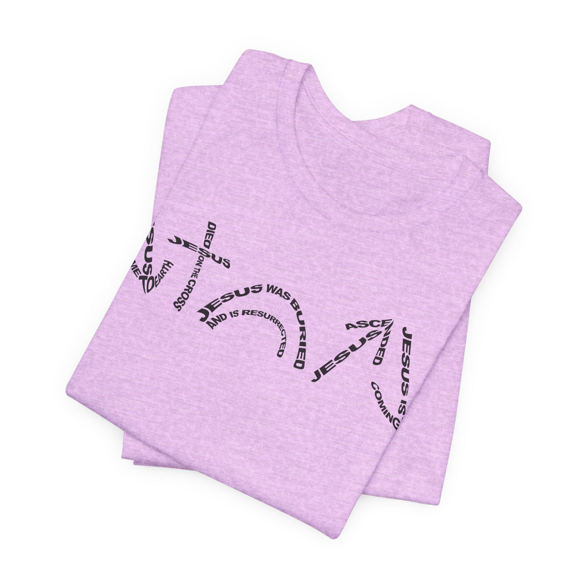 Gospel Symbols T-Shirt - Black Text - Adult