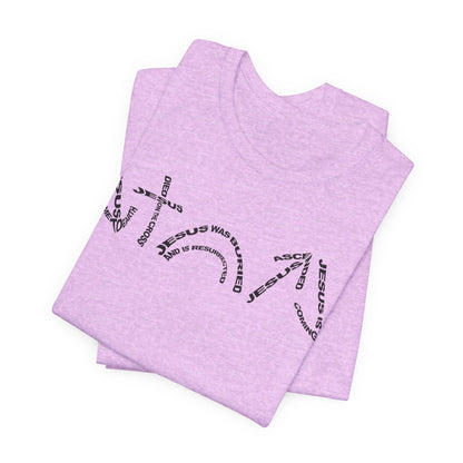Gospel Symbols T-Shirt - Black Text - Adult