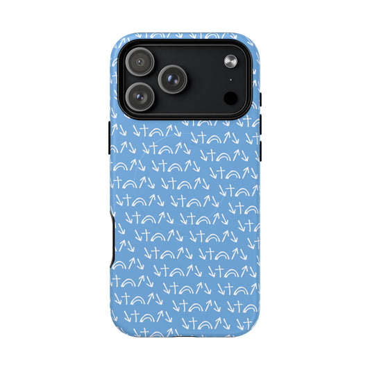 Gospel Symbols iPhone Case - Light Blue - New iPhone 17 Cases Available!!!
