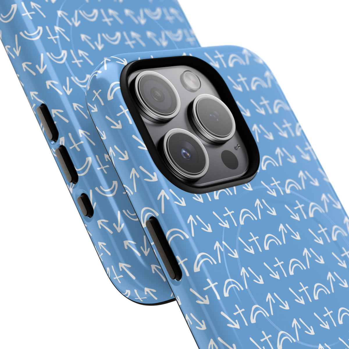 Gospel Symbols iPhone Case - Light Blue - New iPhone 17 Cases Available!!!
