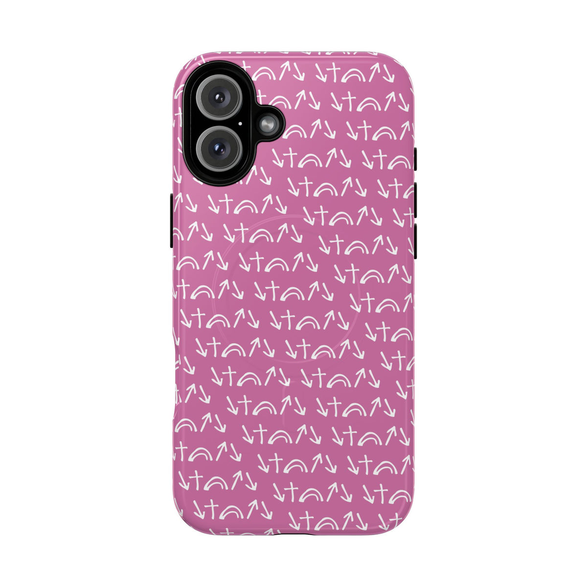 Gospel Symbols iPhone Case - Pink - New iPhone 17 Cases Available!!!