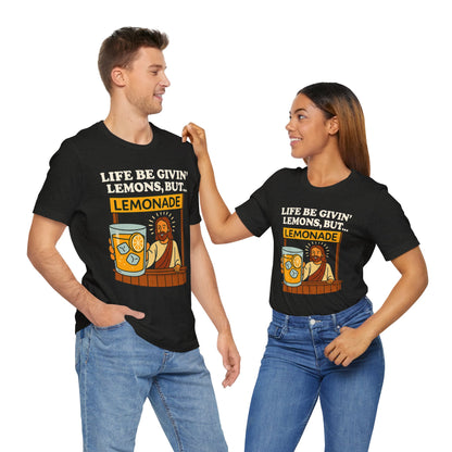 Lemonade Jesus T-shirt - White Text - Adult