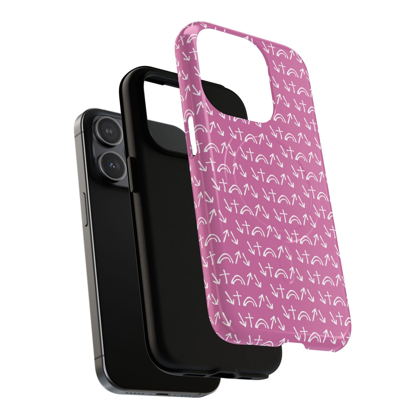 Gospel Symbols iPhone Case - Pink - New iPhone 17 Cases Available!!!