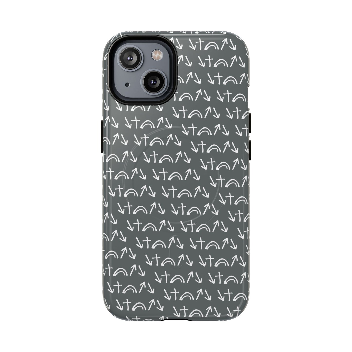Gospel Symbols iPhone Case - Grey - New iPhone 17 Cases Available!!!