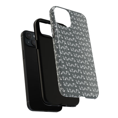 Gospel Symbols iPhone Case - Grey - New iPhone 17 Cases Available!!!