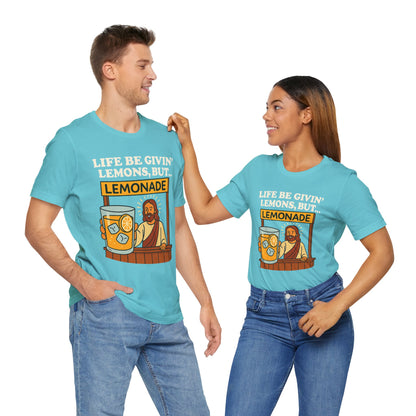 Lemonade Jesus T-shirt - White Text - Adult