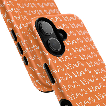 Gospel Symbols iPhone Case - Orange - New iPhone 17 Cases Available!!!