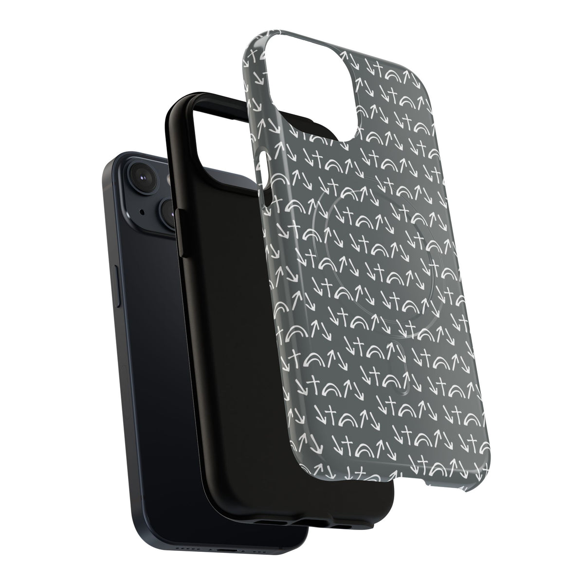 Gospel Symbols iPhone Case - Grey - New iPhone 17 Cases Available!!!