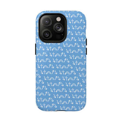Gospel Symbols iPhone Case - Light Blue - New iPhone 17 Cases Available!!!