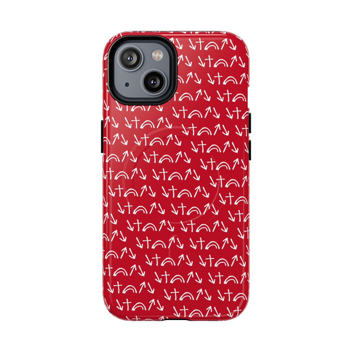 Gospel Symbols iPhone Case - Red - New iPhone 17 Cases Available!!!