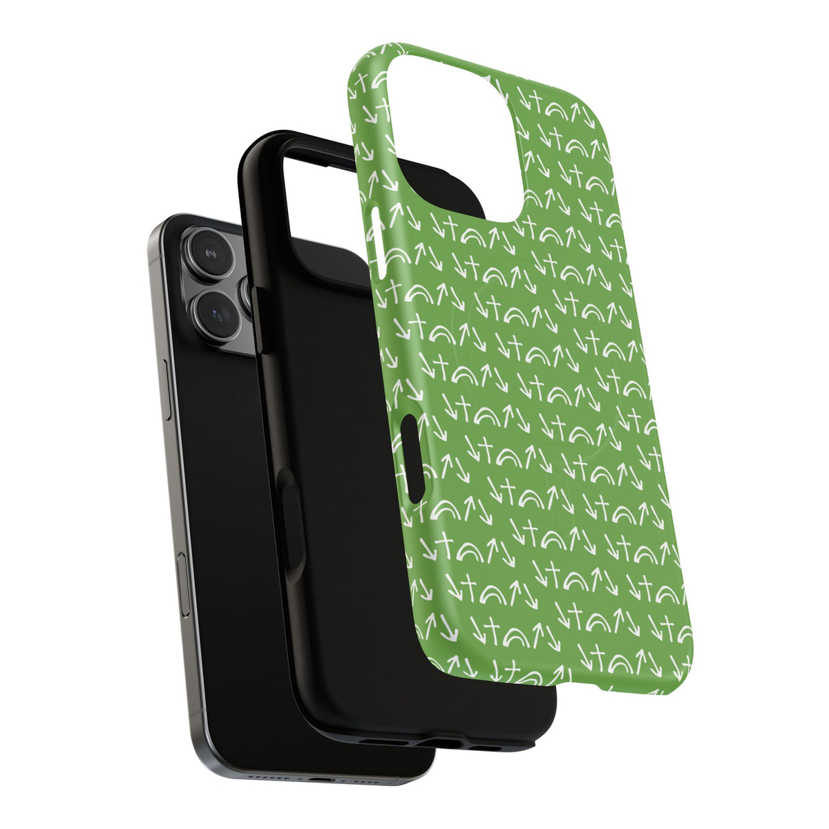 Gospel Symbols iPhone Case - Green - New iPhone 17 Cases Available!!!