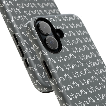 Gospel Symbols iPhone Case - Grey - New iPhone 17 Cases Available!!!