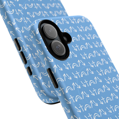 Gospel Symbols iPhone Case - Light Blue - New iPhone 17 Cases Available!!!