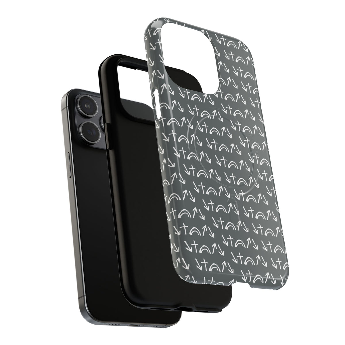 Gospel Symbols iPhone Case - Grey - New iPhone 17 Cases Available!!!
