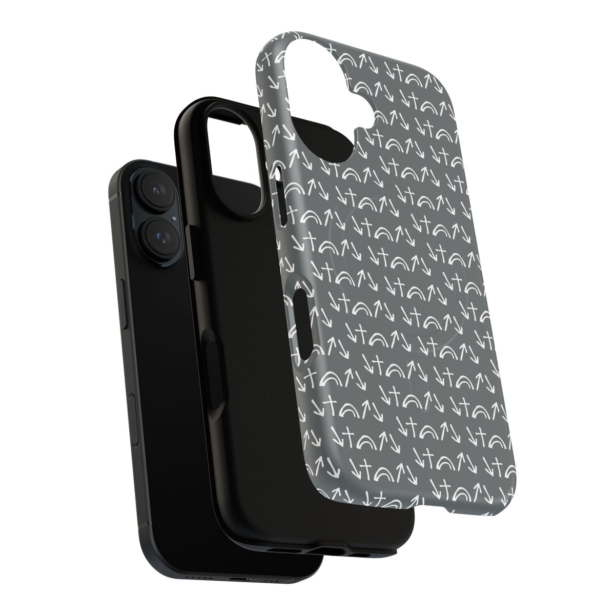 Gospel Symbols iPhone Case - Grey - New iPhone 17 Cases Available!!!