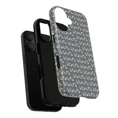 Gospel Symbols iPhone Case - Grey - New iPhone 17 Cases Available!!!