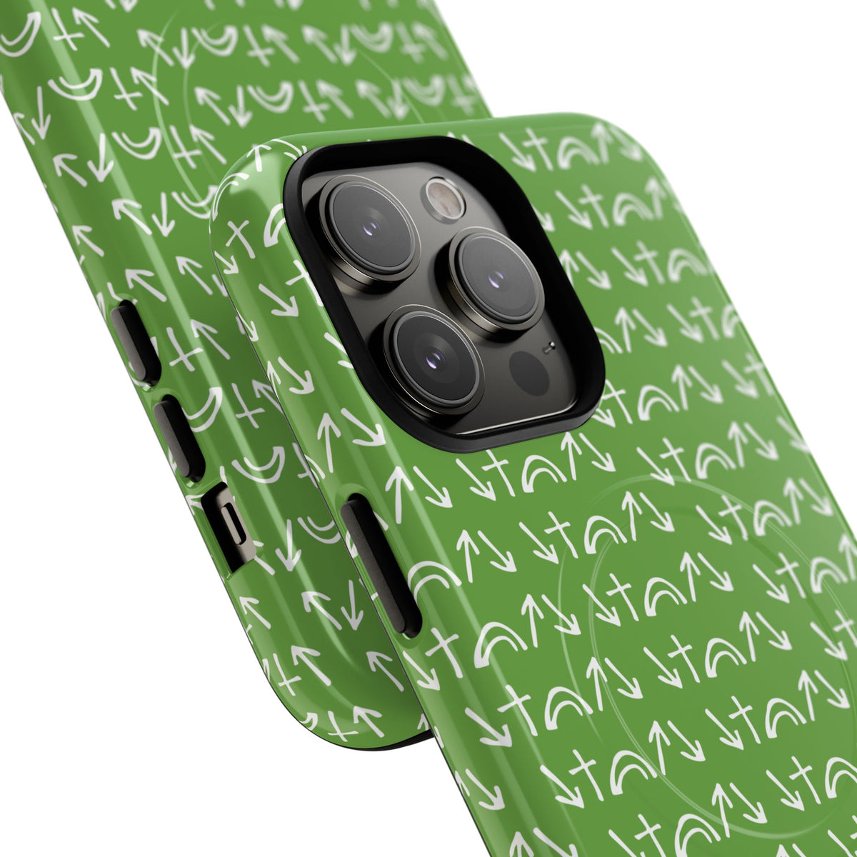 Gospel Symbols iPhone Case - Green - New iPhone 17 Cases Available!!!