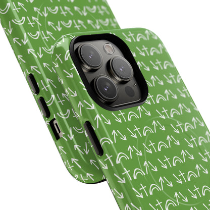 Gospel Symbols iPhone Case - Green - New iPhone 17 Cases Available!!!
