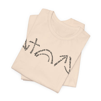 Gospel Symbols T-Shirt - Black Text - Adult