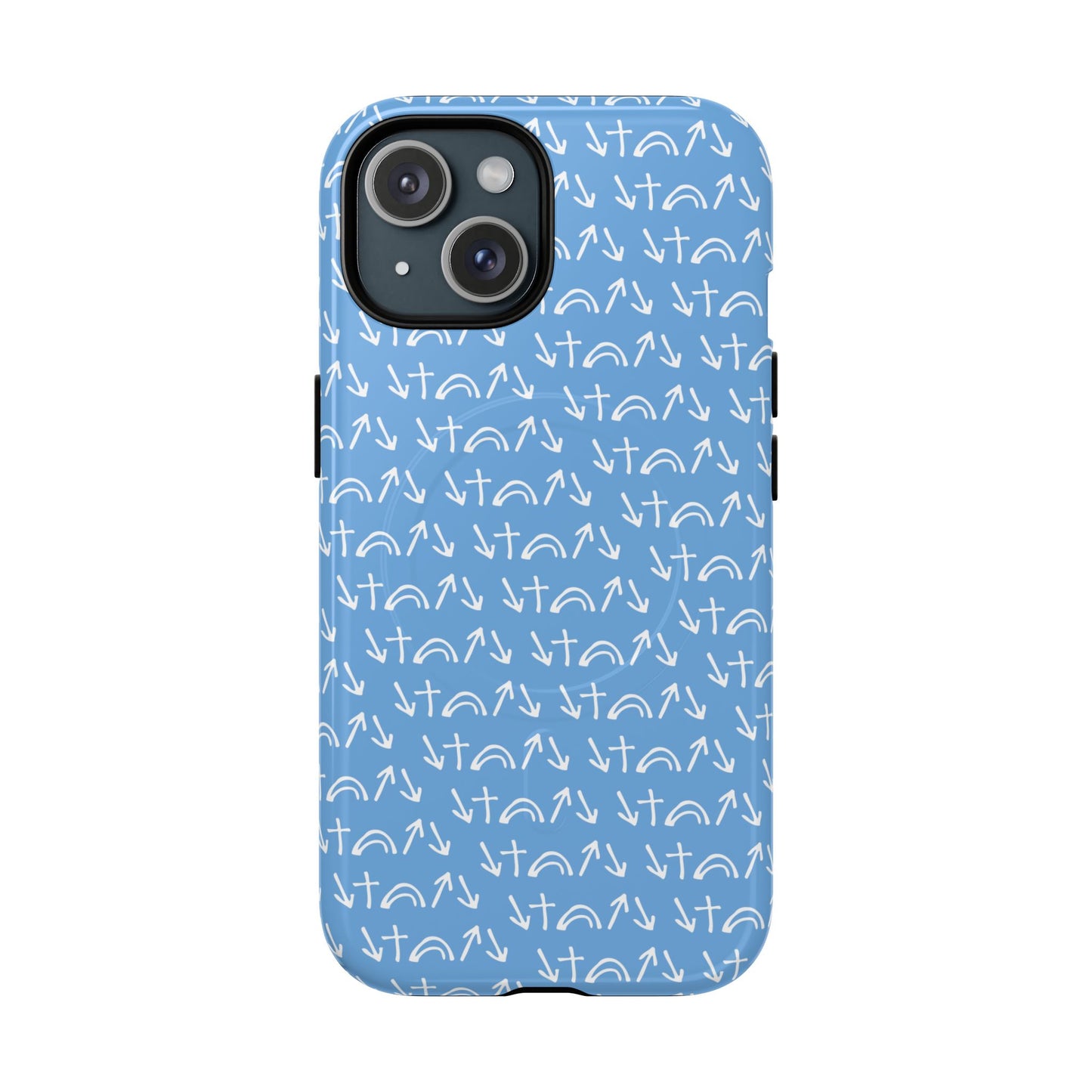 Gospel Symbols iPhone Case - Light Blue - New iPhone 17 Cases Available!!!