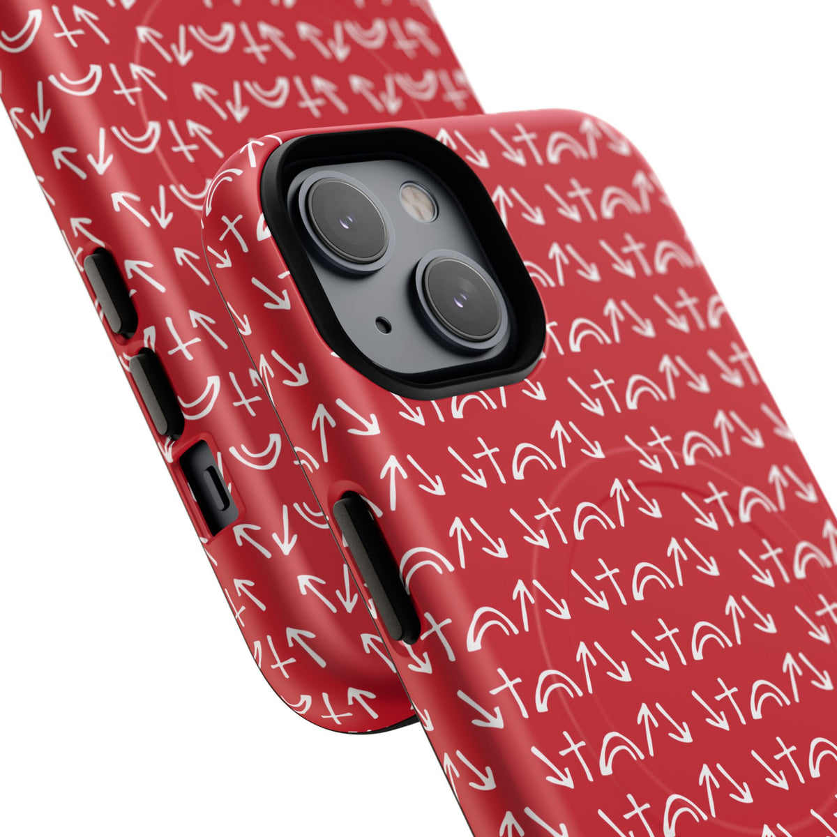 Gospel Symbols iPhone Case - Red - New iPhone 17 Cases Available!!!