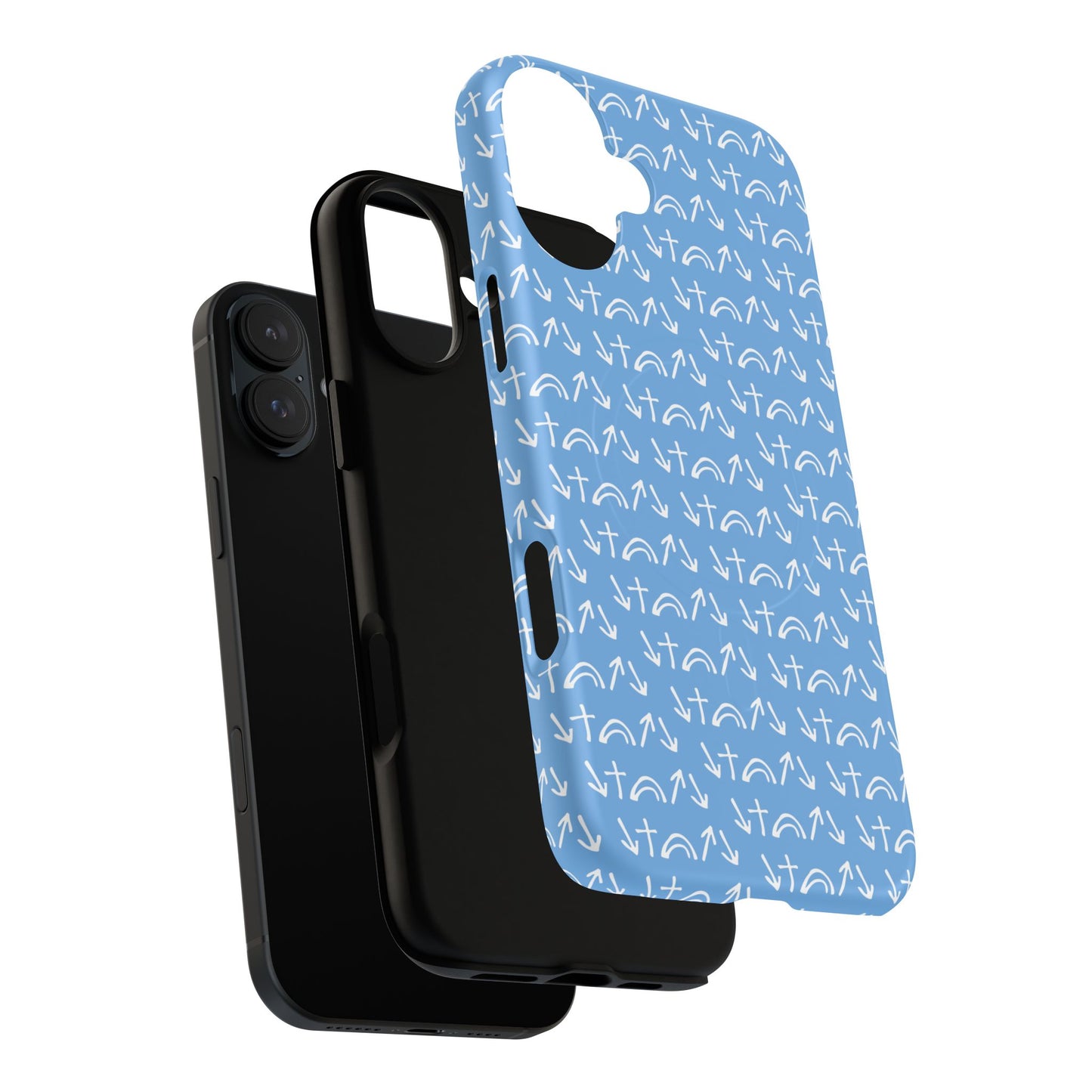 Gospel Symbols iPhone Case - Light Blue - New iPhone 17 Cases Available!!!