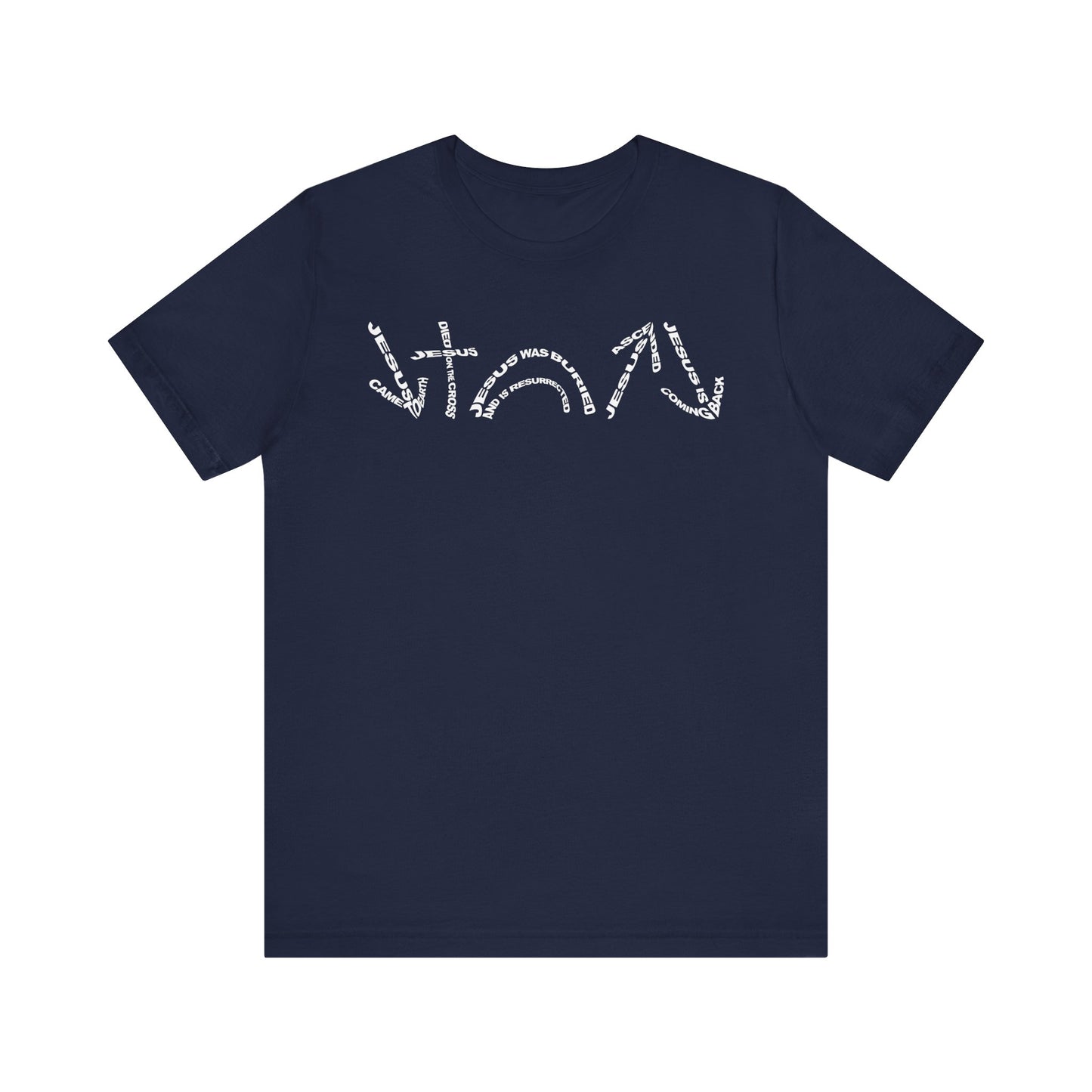 Gospel Symbols T-Shirt - White Text - Adult