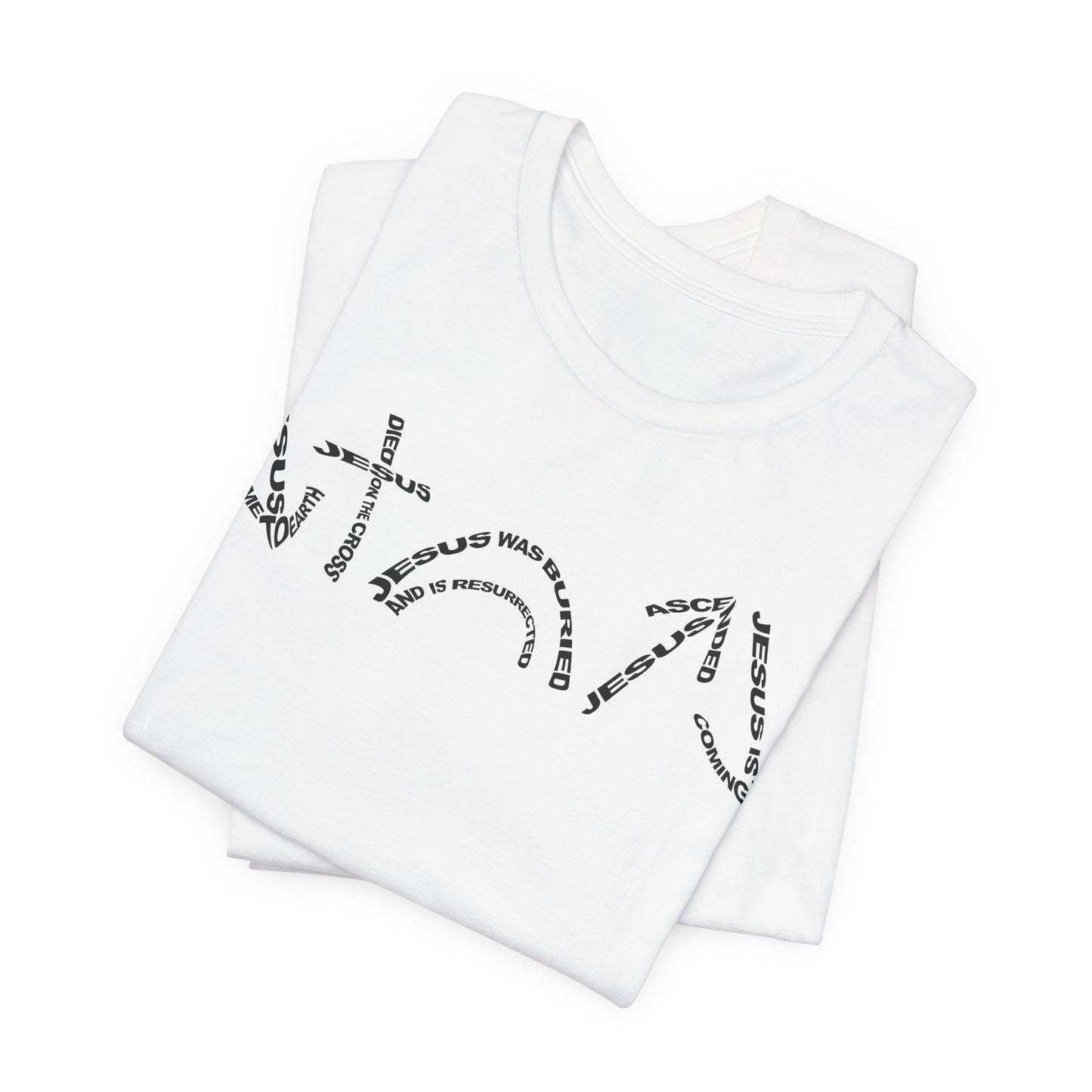 Gospel Symbols T-Shirt - Black Text - Adult