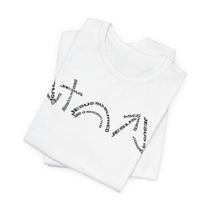 Gospel Symbols T-Shirt - Black Text - Adult