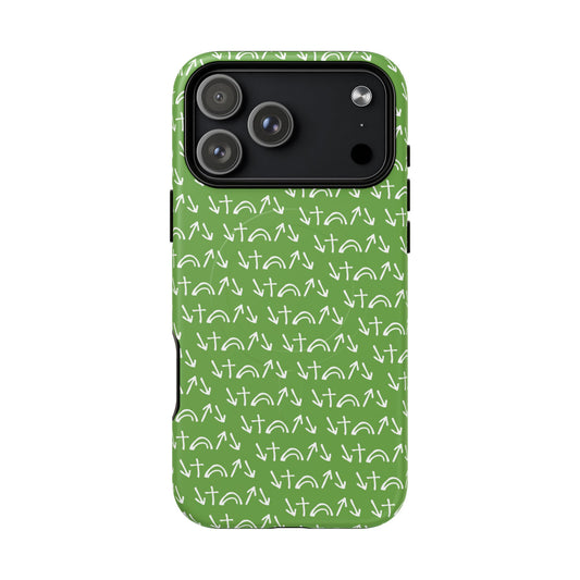 Gospel Symbols iPhone Case - Green - New iPhone 17 Cases Available!!!