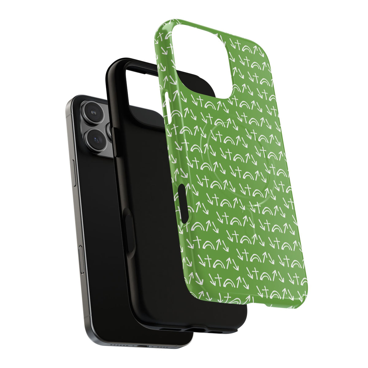 Gospel Symbols iPhone Case - Green - New iPhone 17 Cases Available!!!