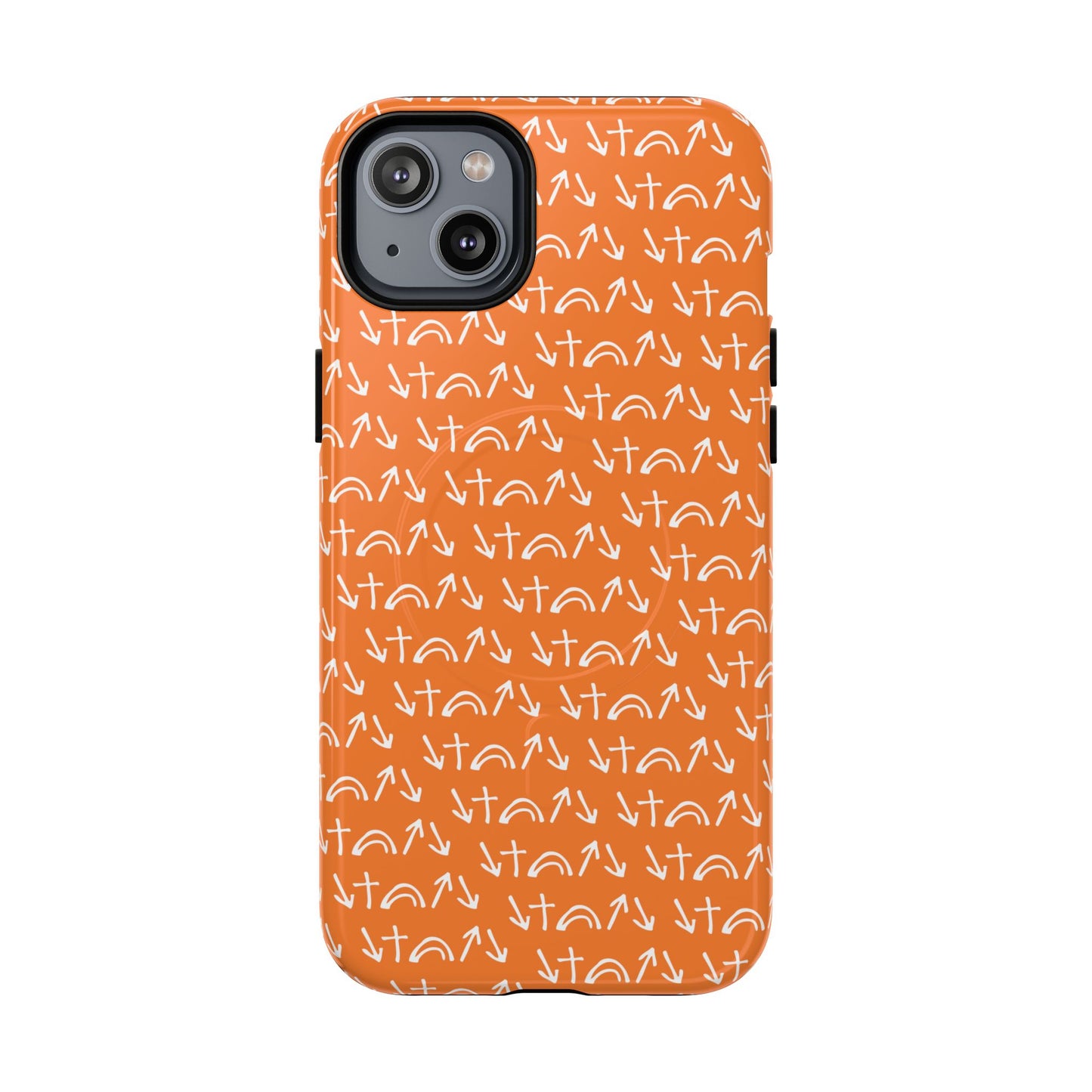 Gospel Symbols iPhone Case - Orange - New iPhone 17 Cases Available!!!
