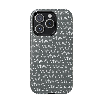 Gospel Symbols iPhone Case - Grey - New iPhone 17 Cases Available!!!