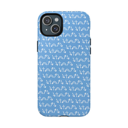 Gospel Symbols iPhone Case - Light Blue - New iPhone 17 Cases Available!!!