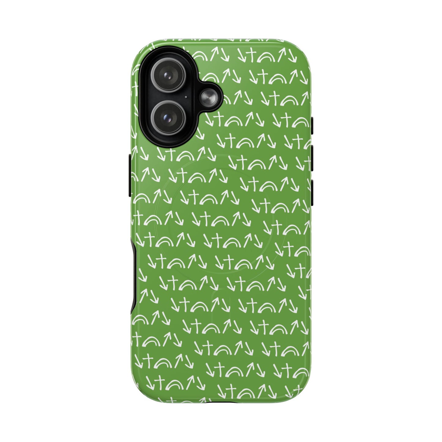 Gospel Symbols iPhone Case - Green - New iPhone 17 Cases Available!!!