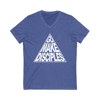 Go Make Disciples T-Shirt - White Text - Adult