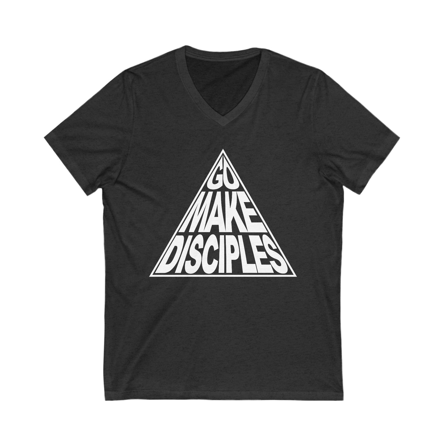 Go Make Disciples T-Shirt - White Text - Adult
