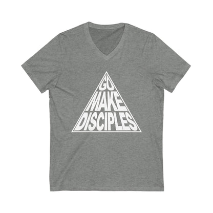 Go Make Disciples T-Shirt - White Text - Adult