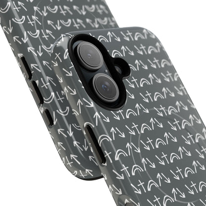 Gospel Symbols iPhone Case - Grey - New iPhone 17 Cases Available!!!