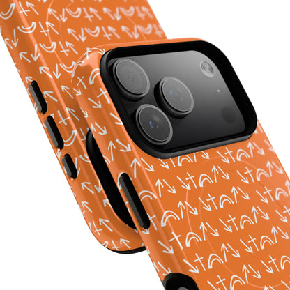 Gospel Symbols iPhone Case - Orange - New iPhone 17 Cases Available!!!