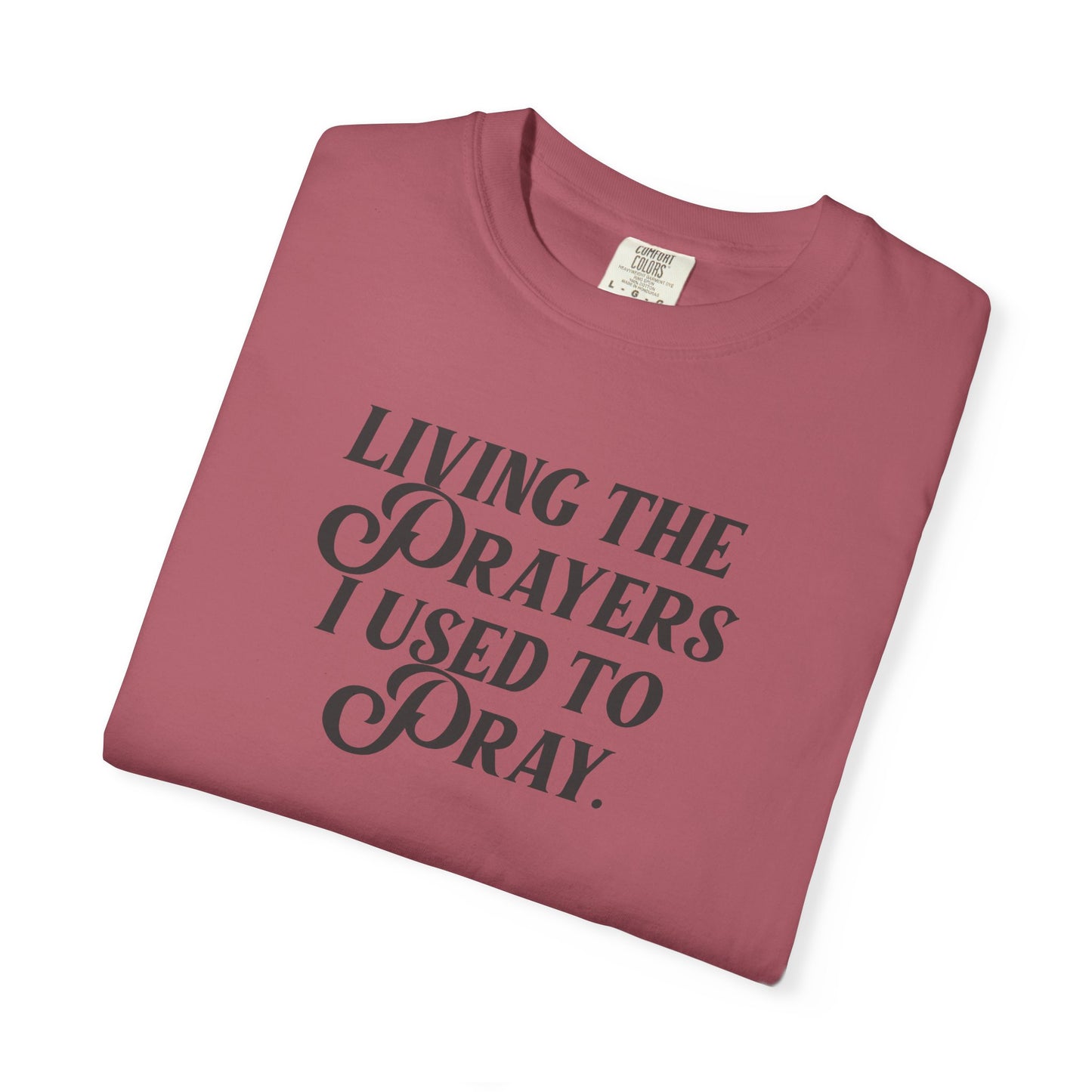 Living the Prayers I Used to Pray - T-Shirt - Comfort Color - Adult
