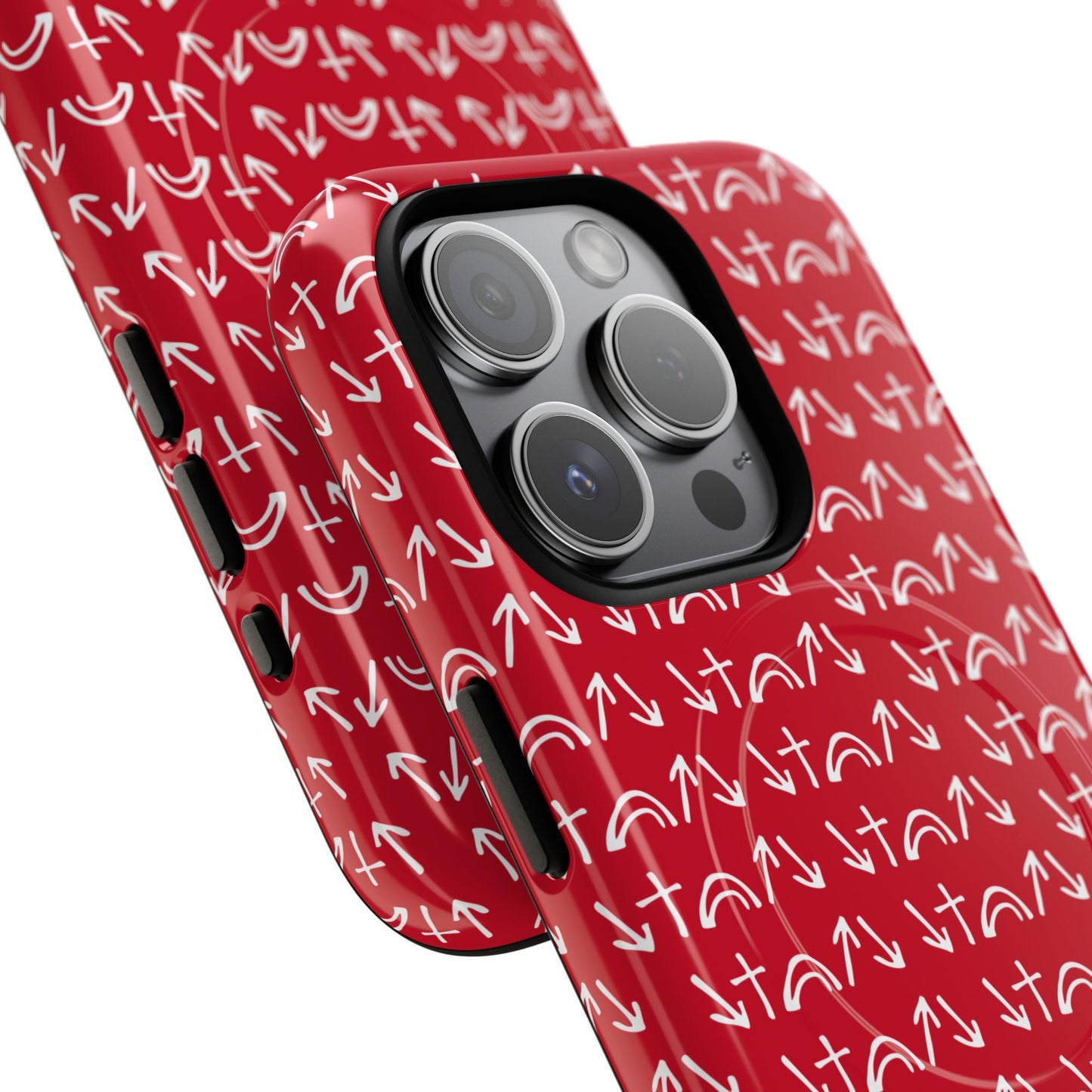 Gospel Symbols iPhone Case - Red - New iPhone 17 Cases Available!!!