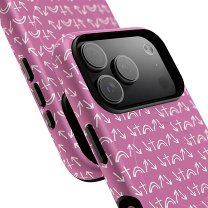 Gospel Symbols iPhone Case - Pink - New iPhone 17 Cases Available!!!