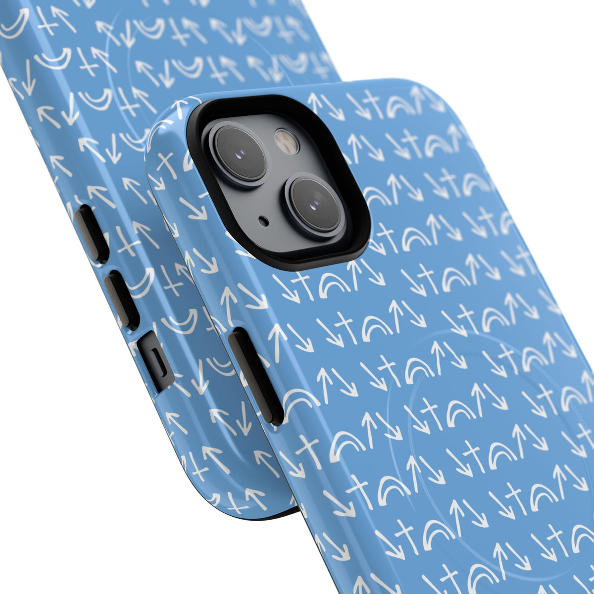 Gospel Symbols iPhone Case - Light Blue - New iPhone 17 Cases Available!!!