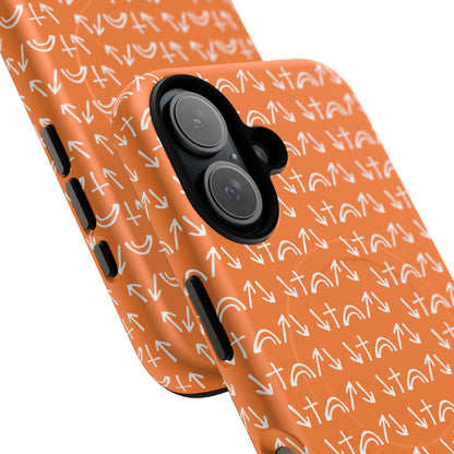 Gospel Symbols iPhone Case - Orange - New iPhone 17 Cases Available!!!